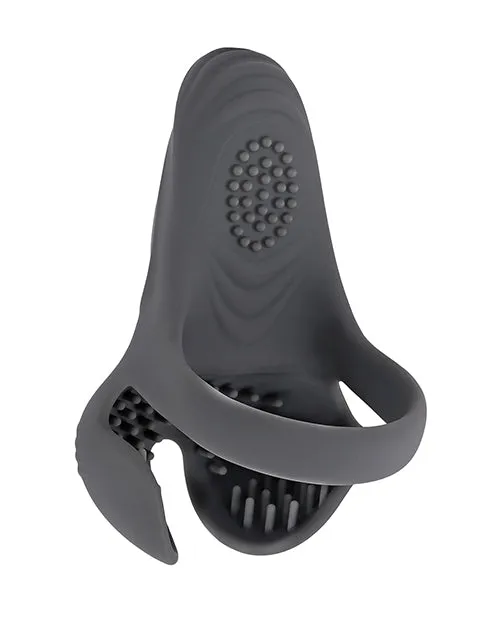 Evolved Novelties INC Male Sex Toys Gender X Undercarriage Ball Cup CRing Gray