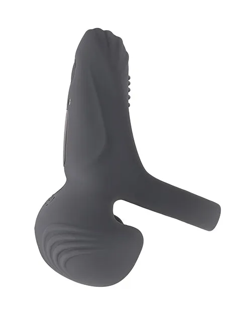 Evolved Novelties INC Male Sex Toys Gender X Undercarriage Ball Cup CRing Gray