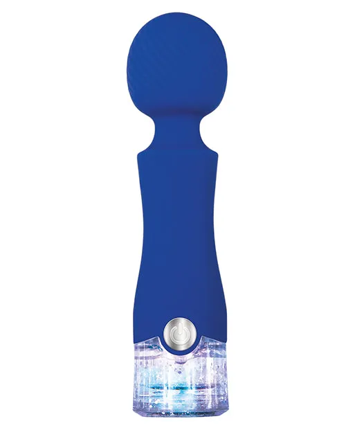 Evolved Novelties INC Vibrators Dazzle Rechargeable Wand Vibrator Blue