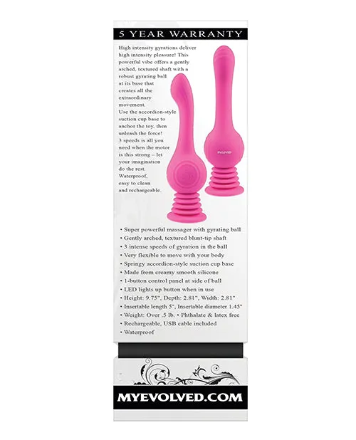 Evolved Novelties INC Vibrators Evolved Gyro Vibe Pink