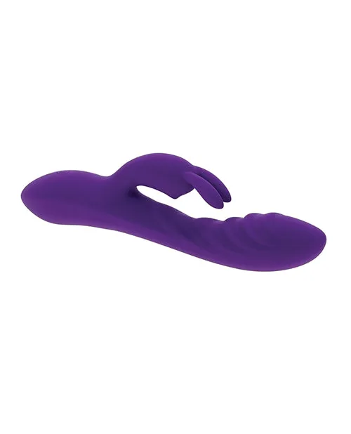 Evolved Novelties INC Vibrators Evolved Wavy Rabbit Vibrator Purple