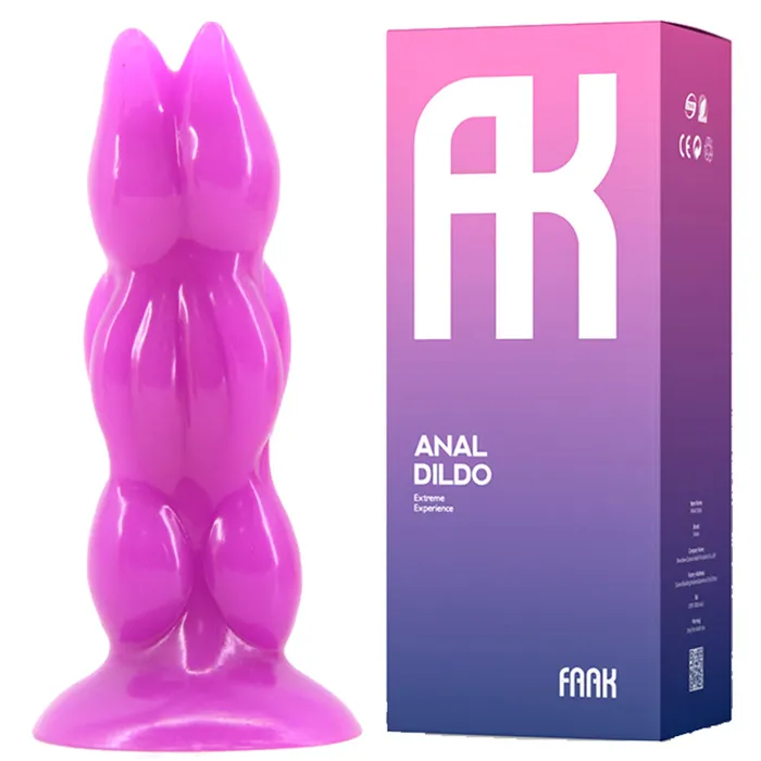 FAAK 43 Crab Claw 8 Anal Plug Dildo Purple FAAK Anal