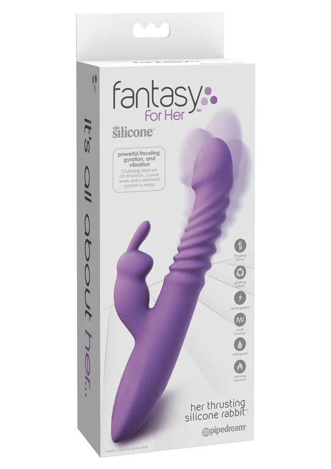 Fantasy For Her Thrusting Silicone Rabbit Multi Function Rechargeable Waterproof Fantasy For Her Vibrators Fantasy For Her Thrusting Silicone Rabbit Multi Function Rechargeable Waterproof Fantasy For Her Vibrators