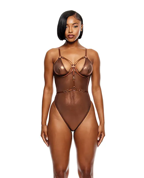Female Sex Toys Forplay INC Liquid Metal Metallic Mesh Teddy Copper Medium Female Sex Toys Forplay INC Liquid Metal Metallic Mesh Teddy Copper Medium