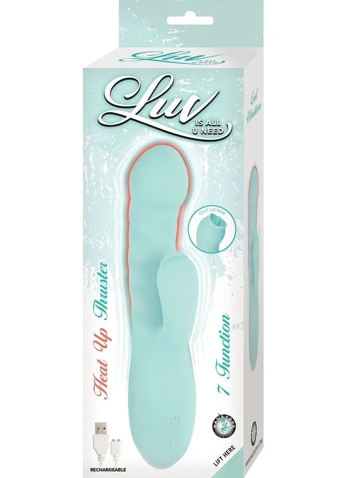 Female Sex Toys Luv Luv Heat Up Thruster Rechargeable Silicone Vibrator Female Sex Toys Luv Luv Heat Up Thruster Rechargeable Silicone Vibrator
