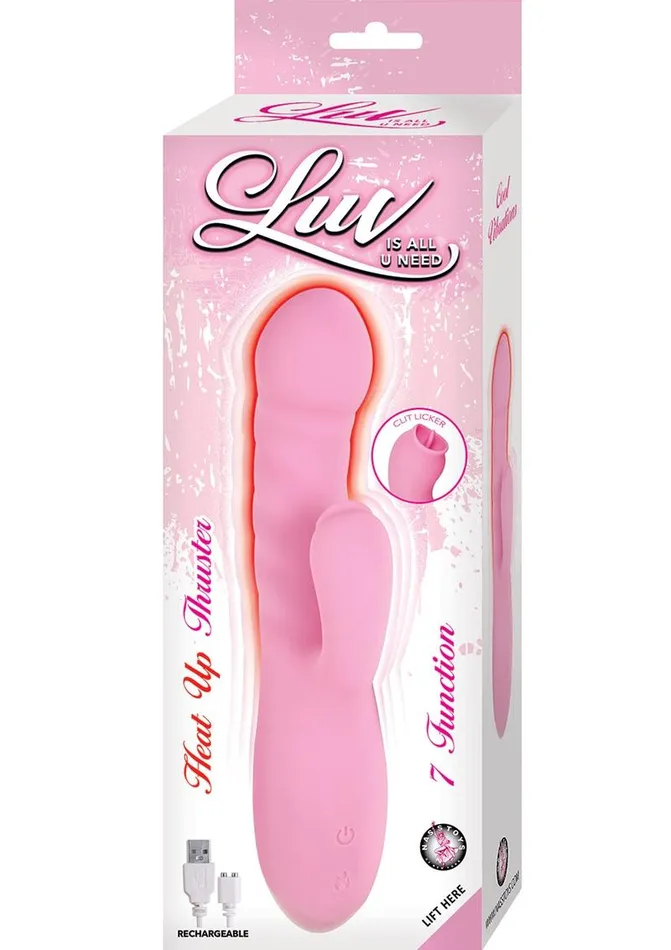 Female Sex Toys Luv Luv Heat Up Thruster Rechargeable Silicone Vibrator Female Sex Toys Luv Luv Heat Up Thruster Rechargeable Silicone Vibrator