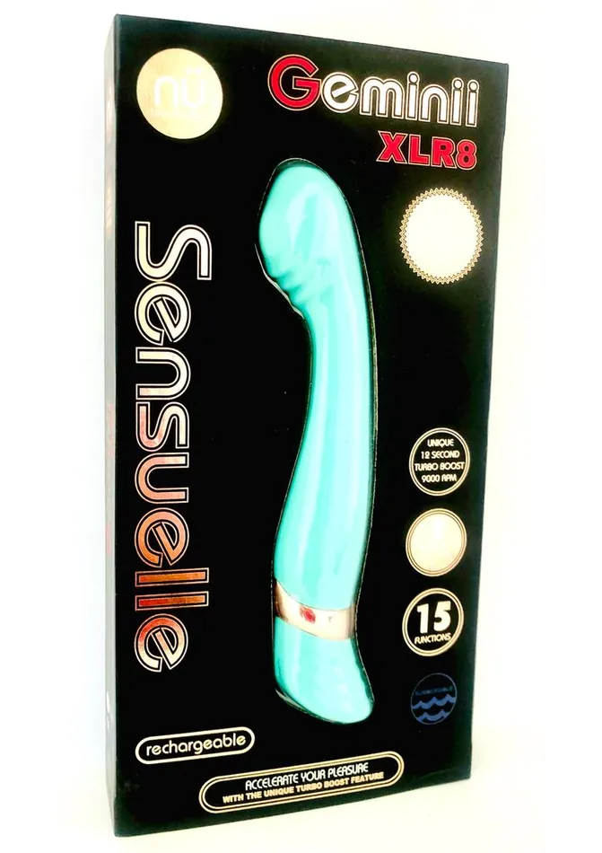 Female Sex Toys Nu Sensuelle Nu Sensuelle Geminii Xlr8 Rechargeable Silicone GSpot Vibrator Female Sex Toys Nu Sensuelle Nu Sensuelle Geminii Xlr8 Rechargeable Silicone GSpot Vibrator