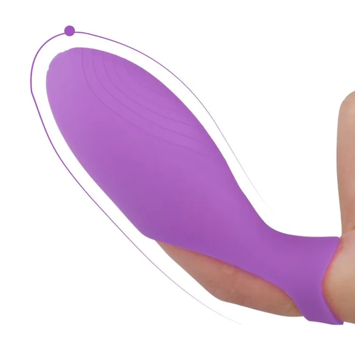 Finger Vibrator Sleeve With Detachable Bullet Nipple GSpot Stimulate Sorlove Female Sex Toys