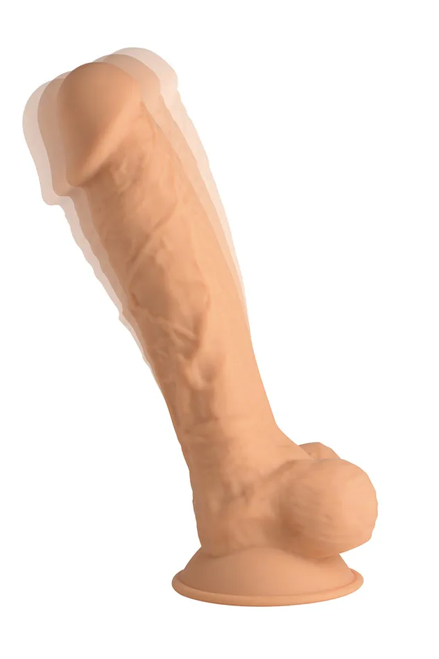 Fleshstixxx 8 Vibrating Silicone Dildo With Balls Tan Curve Toys Female Sex Toys Fleshstixxx 8 Vibrating Silicone Dildo With Balls Tan Curve Toys Female Sex Toys