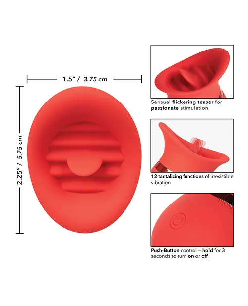 French Kiss Sweet Talker Red California Exotic Novelties Vibrators