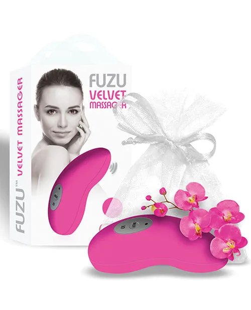 Fuzu Velvet Massager Neon Pink Deeva Vibrators