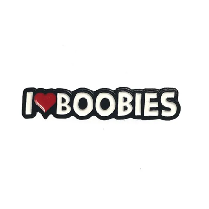 Geeky Kinky Anal Geeky Kinky I Heart Boobies Pin