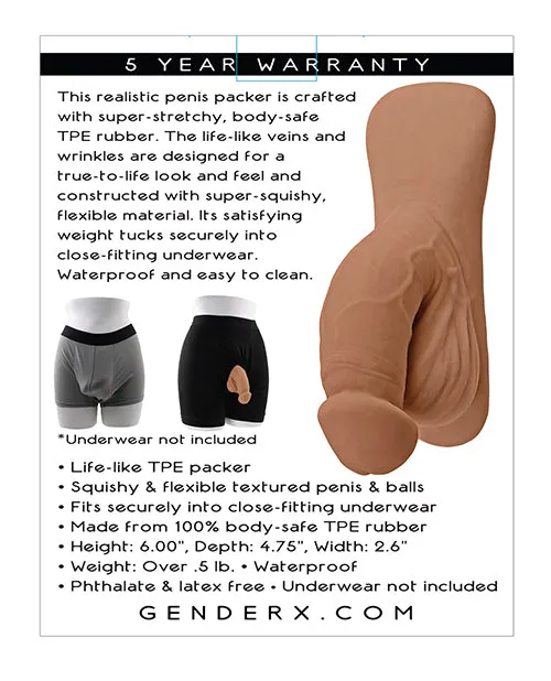 Gender X 4 Packer Tan Evolved Novelties INC Anal