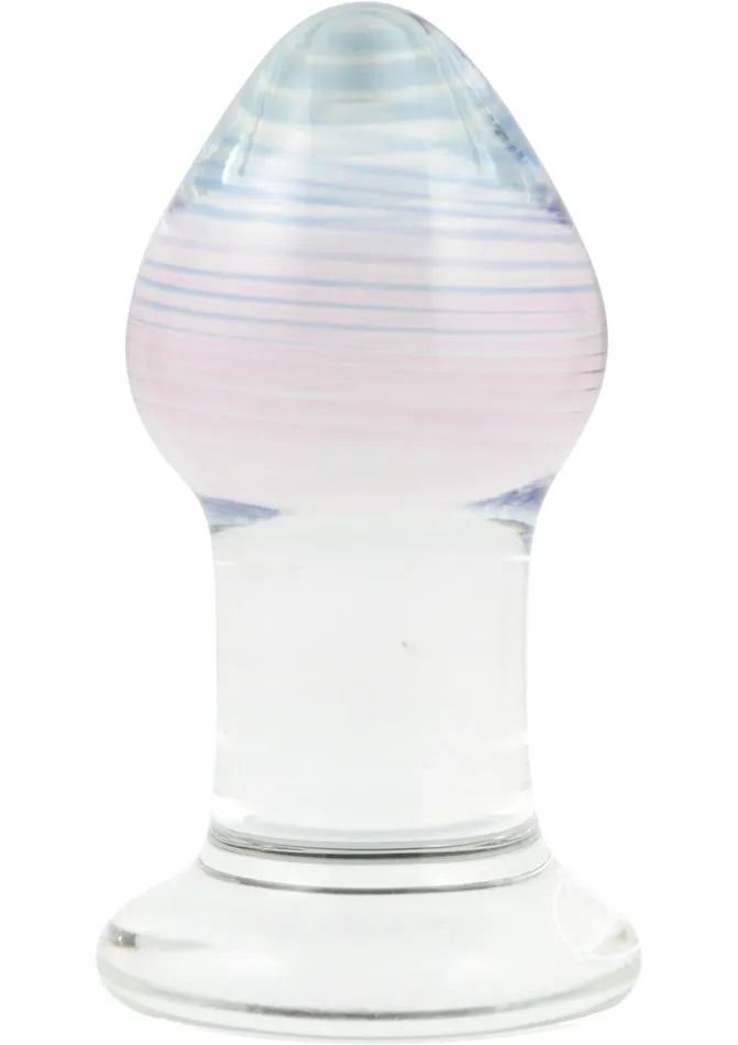 Glas Amethyst Rain Butt Plug Glas Anal