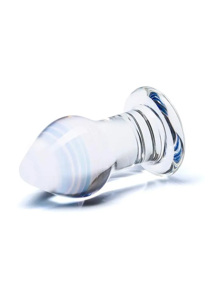 Glas Amethyst Rain Butt Plug Glas Anal