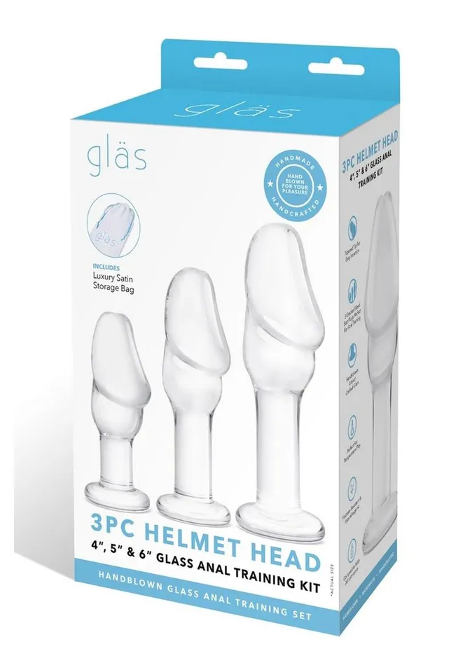 Glas Anal Glas Helmet Head Glass Anal Training Kit
