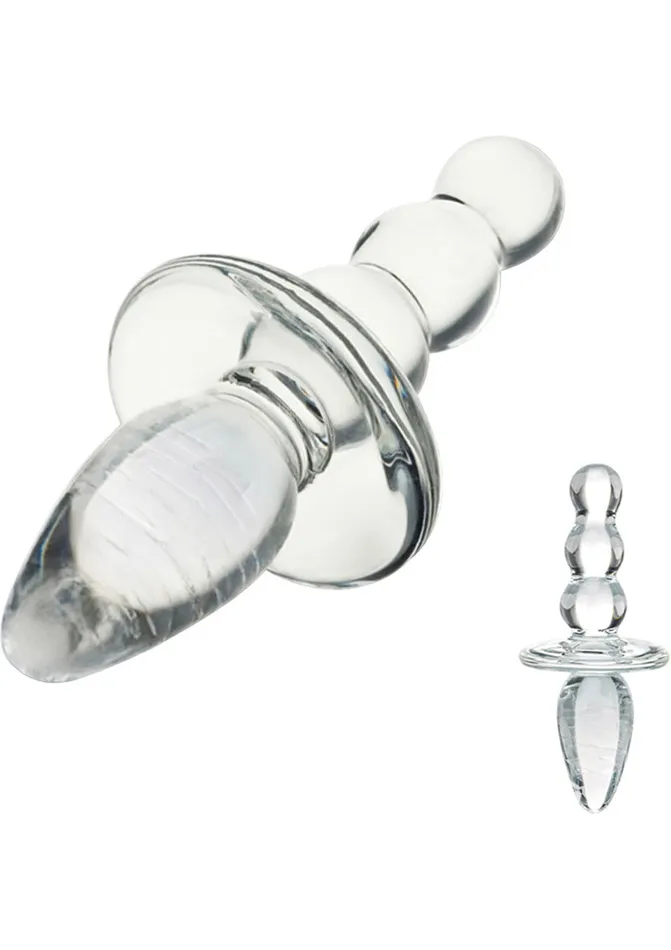 Glas Anal Glas Titus Beaded Butt Plug