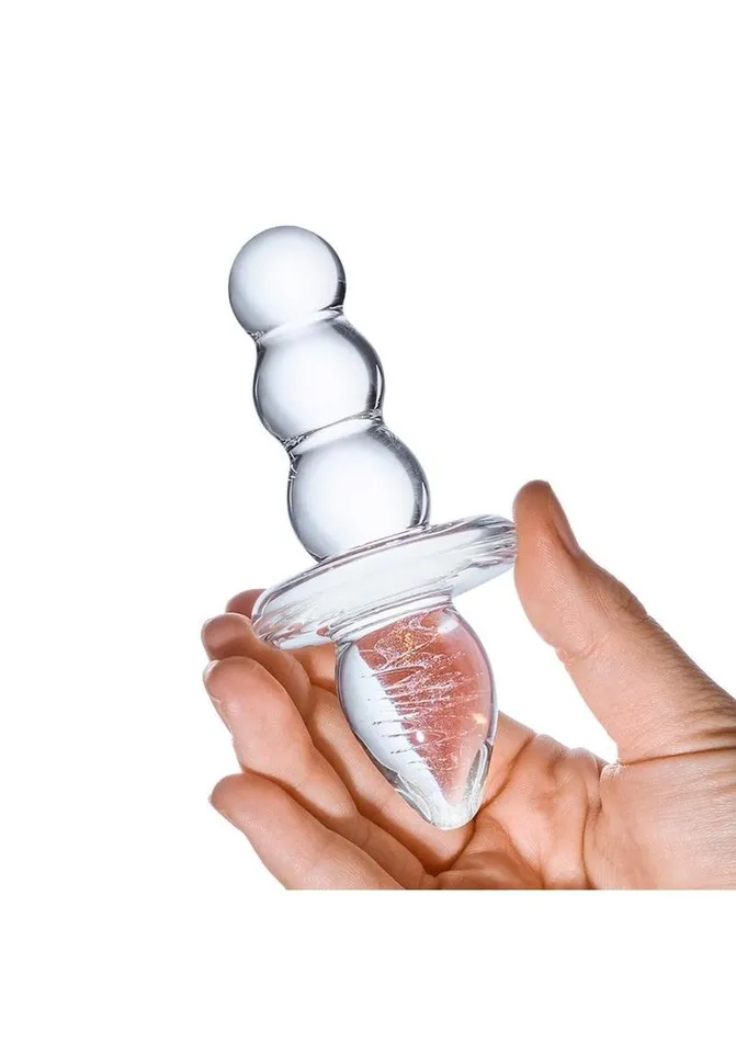 Glas Anal Glas Titus Beaded Butt Plug
