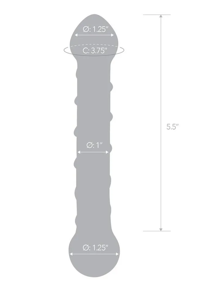 Glass Spiral Glass Textured Dildo Glas Dildos
