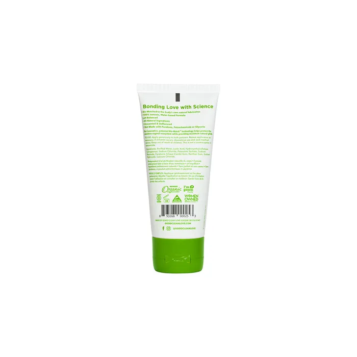 Good Clean Love Vibrators Good Clean Love BioNude Lube 3oz Good Clean Love Vibrators Good Clean Love BioNude Lube 3oz