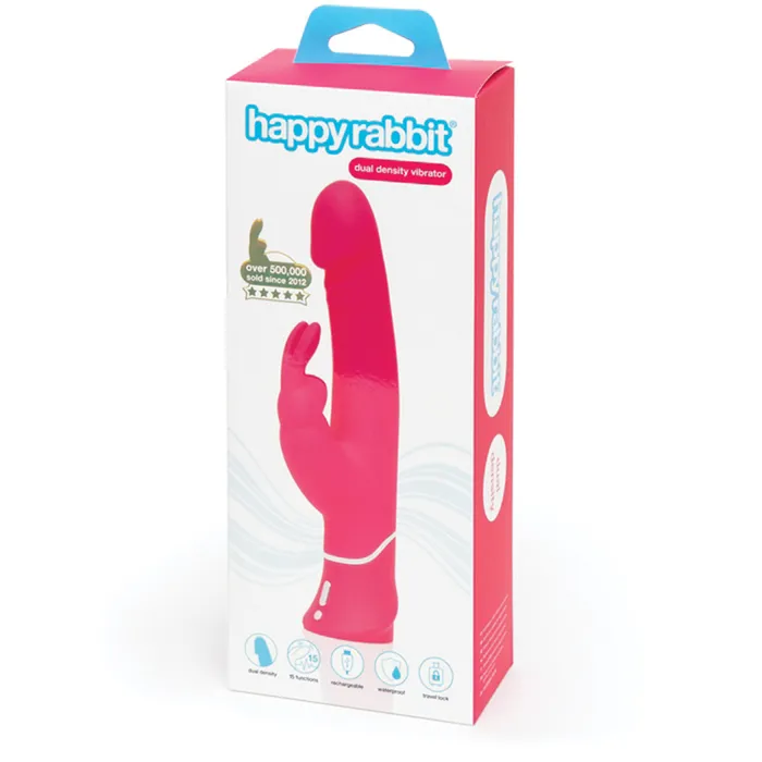 Happy Rabbit Vibrators Happy Rabbit Dual Density Rabbit Vibe Pink