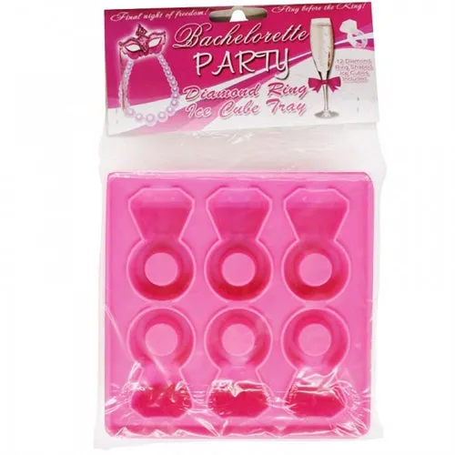 Hott Products Male Sex Toys Bachelorette Party Diamond Ring Ice Cube Tray