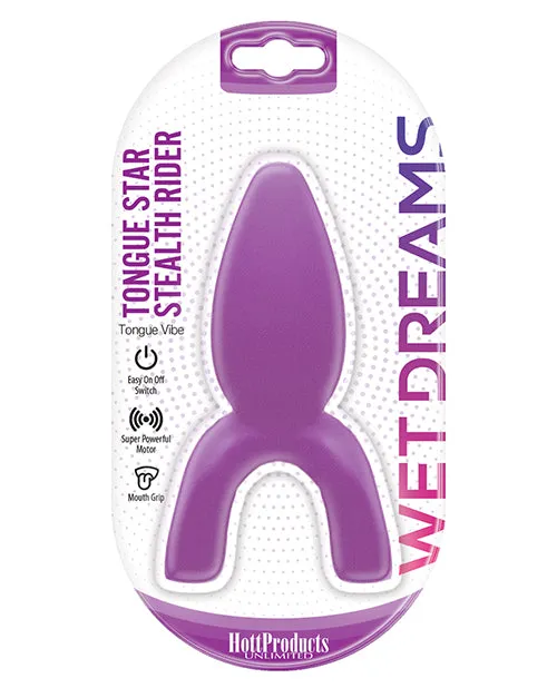 Hott Products Wet Dreams Tongue Star Stealth Rider Vibe Vibrators