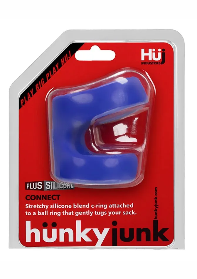 Hunkyjunk Male Sex Toys Hunkyjunk Connect Silicone Ball Tugger Cock Ring