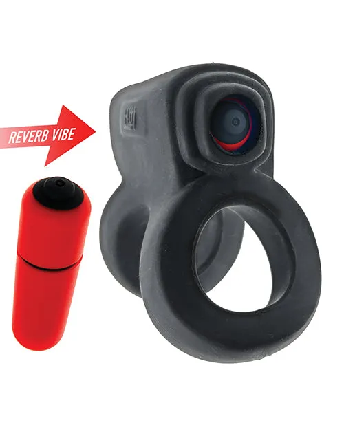 Hunkyjunk Revhammer Shaft Vibe Ring Tar Ice Blue Ox Designs LLCDba Oxballs Vibrators