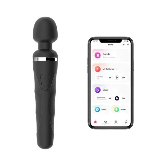 Hytto Pte Ltd Vibrators Lovense Domi 2 Mini Wand Vibrator Black