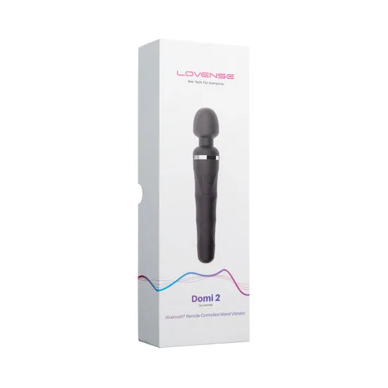 Hytto Pte Ltd Vibrators Lovense Domi 2 Mini Wand Vibrator Black