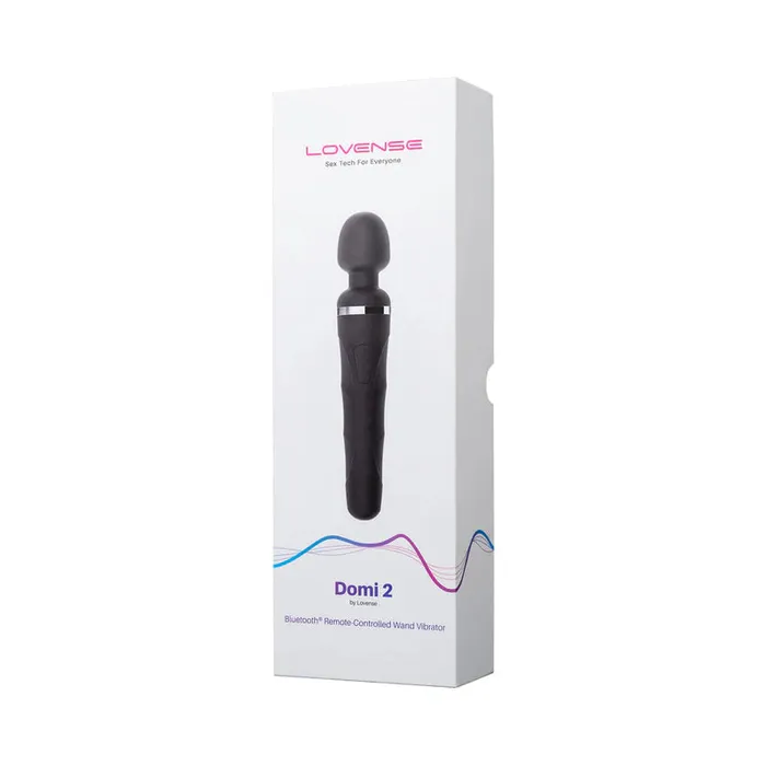 Hytto Pte Ltd Vibrators Lovense Domi 2 Mini Wand Vibrator Black