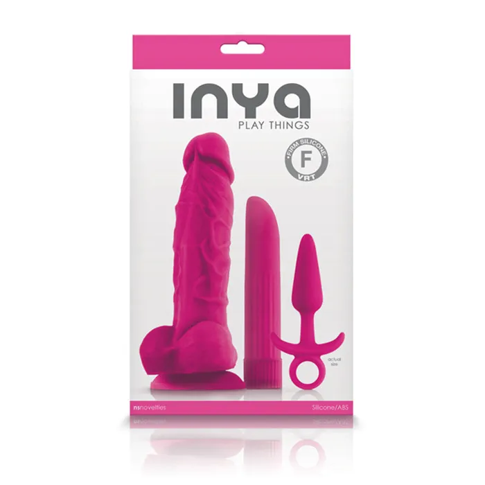 INYA Play Things Set of Plug Dildo Vibrator nsnovelties Anal