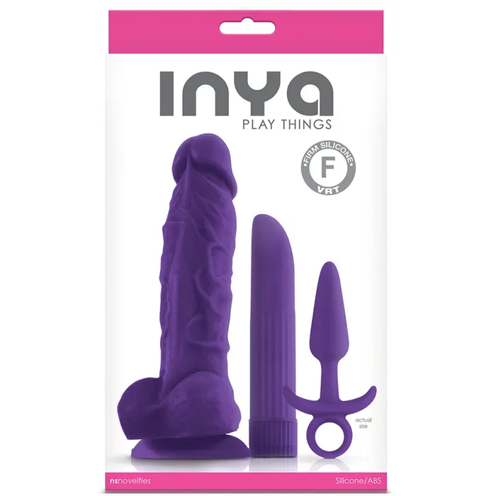 INYA Play Things Set of Plug Dildo Vibrator nsnovelties Anal INYA Play Things Set of Plug Dildo Vibrator nsnovelties Anal