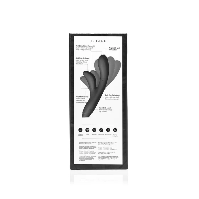 Je Joue Je Joue Hera Flex Rabbit Vibrator Black Vibrators