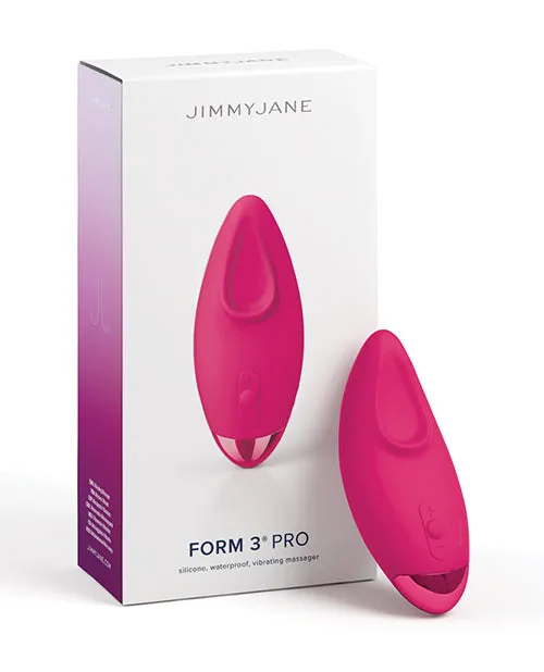 JimmyJane Form 3 PRO Curved Vibrator Pink Pipedream Products Vibrators