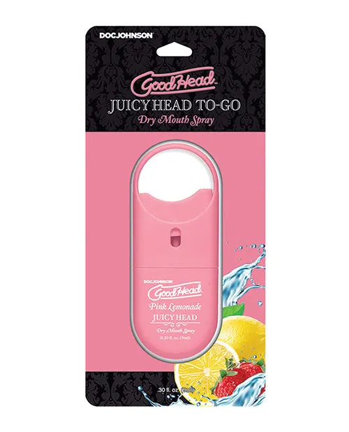 Juicy Head Dry Mouth Spray To Go 30 oz Pink Lemonade Doc Johnson Vibrators Juicy Head Dry Mouth Spray To Go 30 oz Pink Lemonade Doc Johnson Vibrators