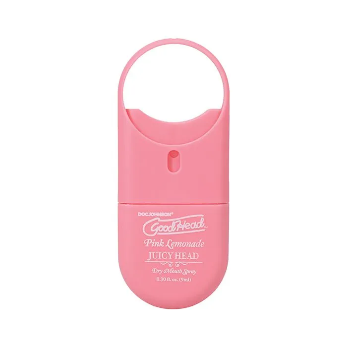 Juicy Head Dry Mouth Spray To Go 30 oz Pink Lemonade Doc Johnson Vibrators