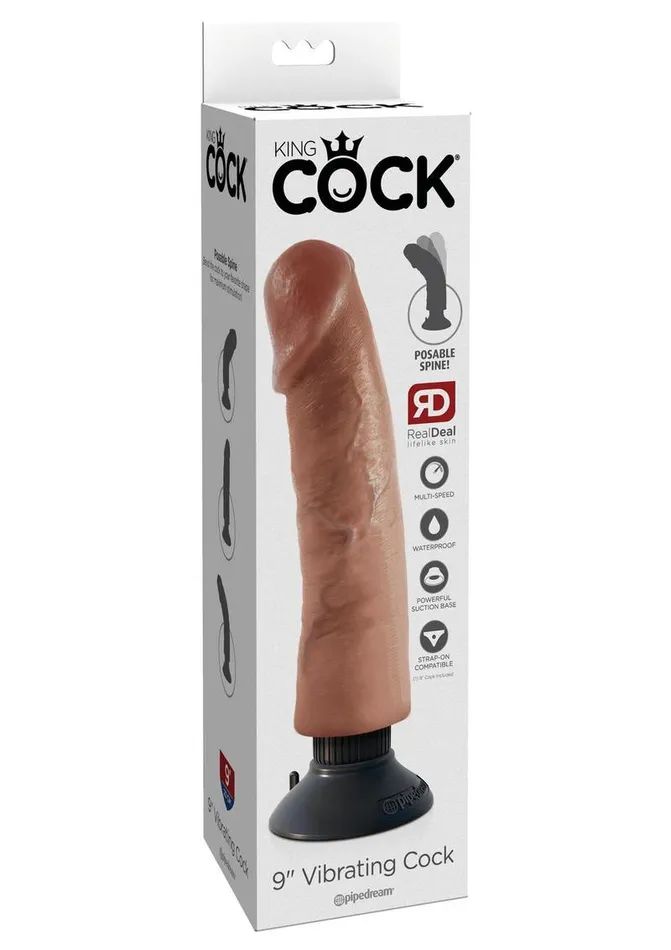 King Cock King Cock Vibrating Dildo Dildos King Cock King Cock Vibrating Dildo Dildos