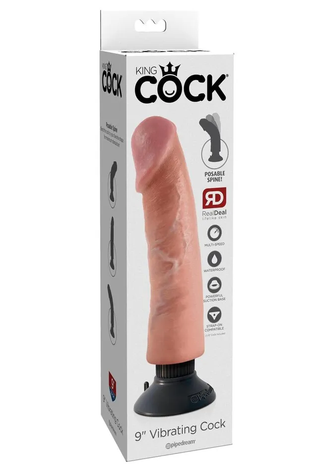 King Cock King Cock Vibrating Dildo Dildos King Cock King Cock Vibrating Dildo Dildos