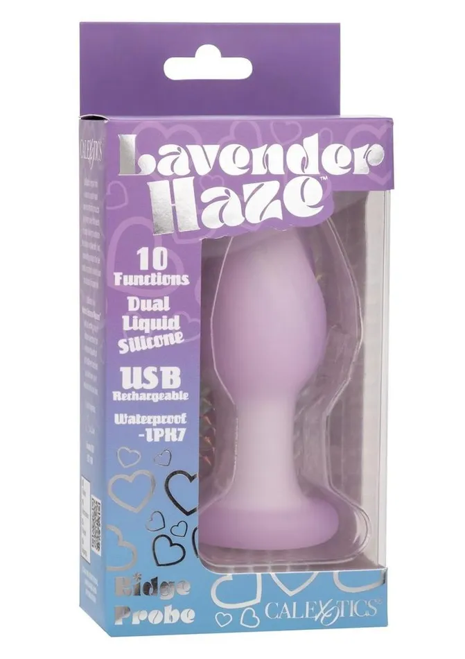 Lavender Haze Ridge Probe Silicone Rechargeable Anal Plug Lavender Haze Anal