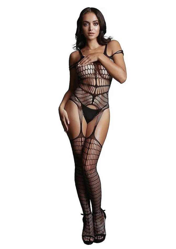 Le Desir Bodystockings Playsuits Le Desir Shredded Bodystocking
