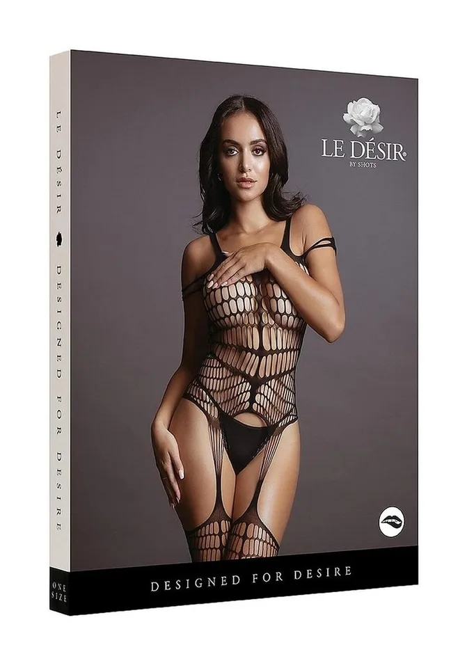 Le Desir Bodystockings Playsuits Le Desir Shredded Bodystocking