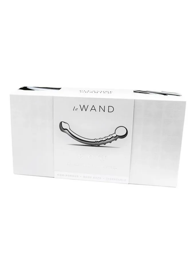 Le Wand Bow Dual End Dildo Stainless Le Wand Dildos Le Wand Bow Dual End Dildo Stainless Le Wand Dildos