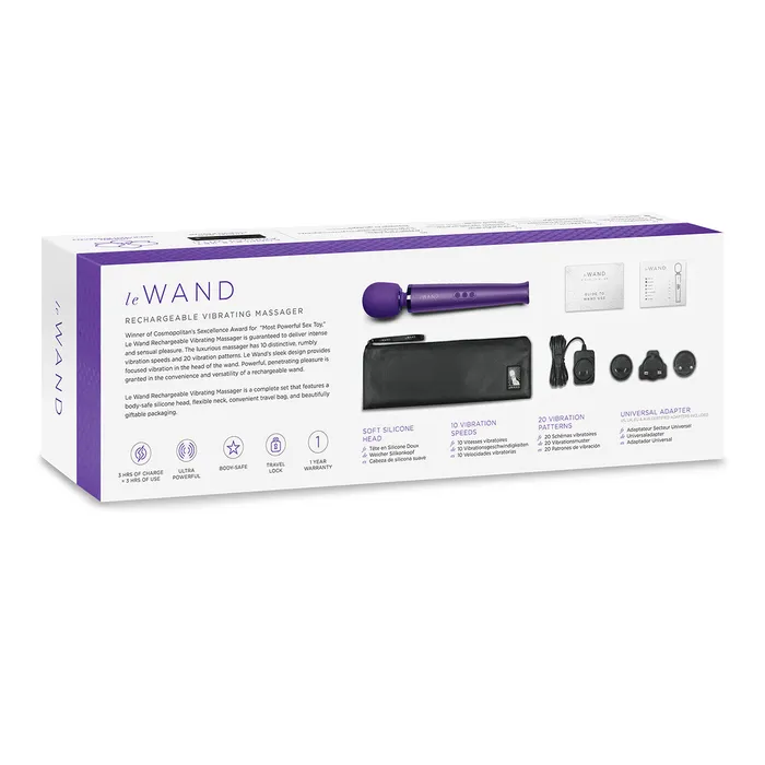 Le Wand Massager Purple Le Wand Vibrators