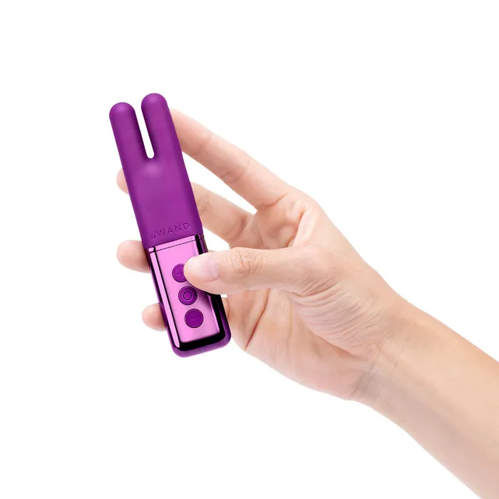 Le Wand Vibrators Le Wand Chrome Deux Dark Cherry