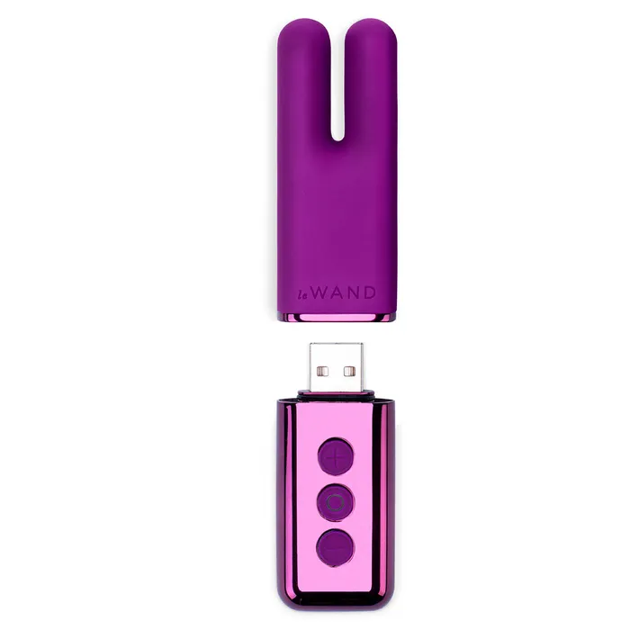 Le Wand Vibrators Le Wand Chrome Deux Dark Cherry