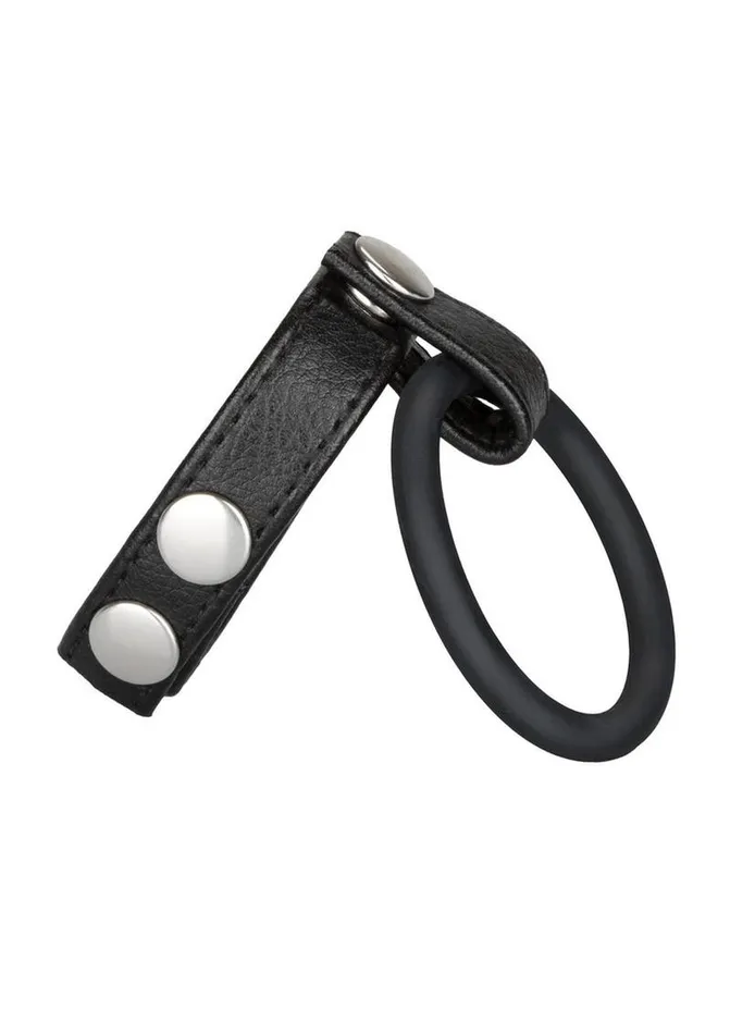 Leather Ball Spreader Cock Ring Rings Male Sex Toys