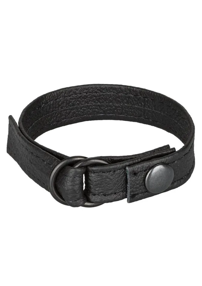 Leather Cinch Cock Ring Rings Male Sex Toys