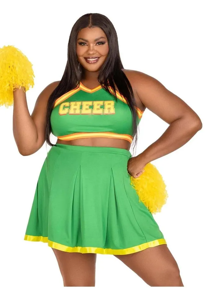 Leg Avenue Bring It Baddie Set Top with Cheer Logo Pleated Skirt and Pom Pom Leg Avenue Male Sex Toys Leg Avenue Bring It Baddie Set Top with Cheer Logo Pleated Skirt and Pom Pom Leg Avenue Male Sex Toys